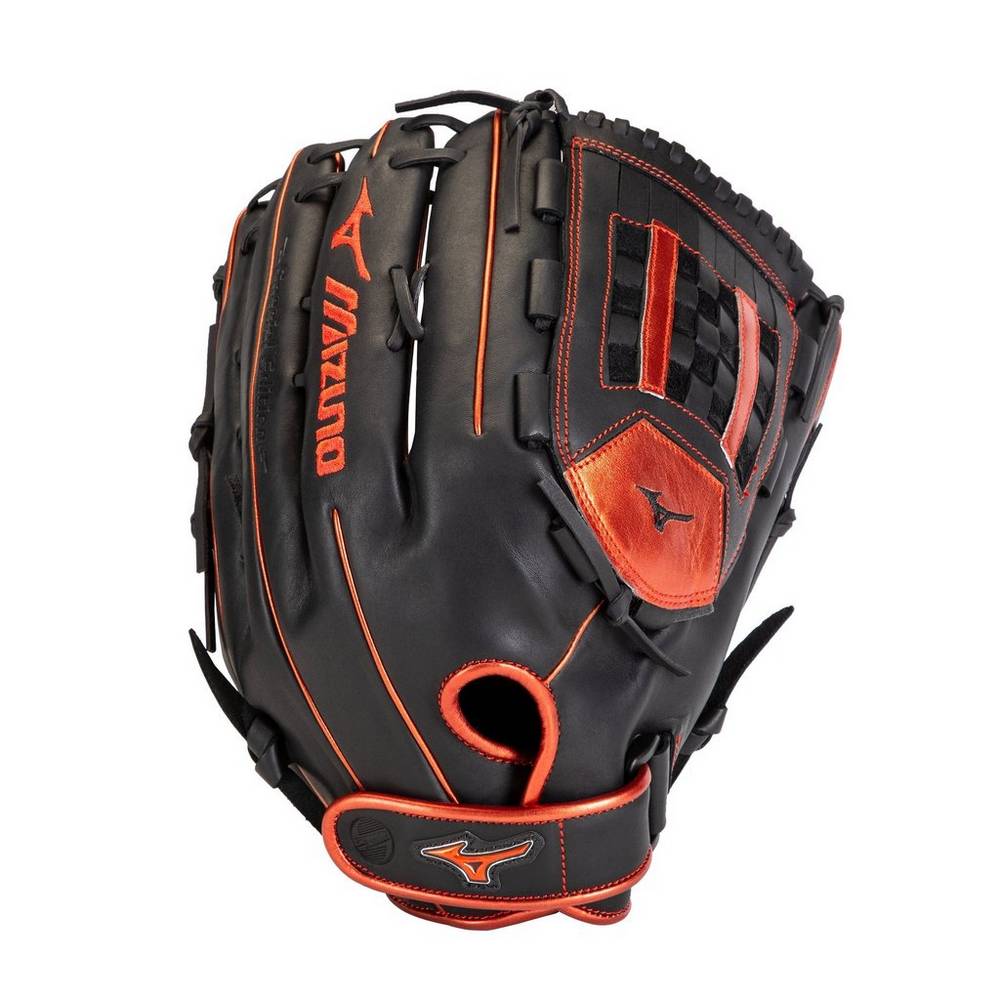 Mizuno MVP Prime SE Slowpitch 14" - Bayan Eldiven - Siyah/Kırmızı Türkiye (KOCEQX-140)